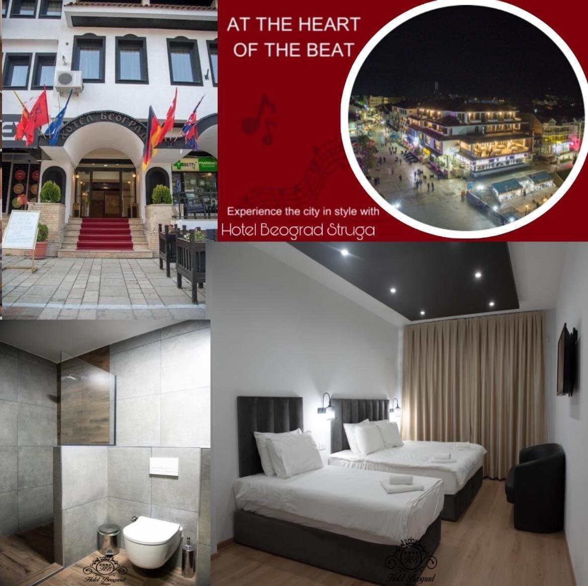 Hotel Beograd Струга Экстерьер фото